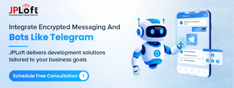 Integrate Encrypted Messaging And Bots Like Telegram